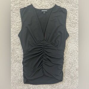 Wearever Womens Black Dress Shirt Top M